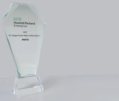 Hewlett Packard Enterprise Türkiye ‘’2017 – En Yaygın Kanal Ağına Sahip Dağıtıcı’’ ödülü Penta Teknoloji’nin!